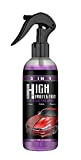 3 In 1 High Protection Quick Car Coating Spray, Car Scratch Nano Repair Spray,Extreme Slick Streak-Free Polymer Quick Detail Spray,Plastic ...