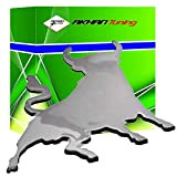 3D07207 - Chrome 3D emblème de la voiture auto adhésif logo caractères (3M auto-adhésif) Toro Bull