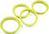 4 anneaux de centrage jaune 72,5-66,6/72 5 à 66 6 compatible avec Audi Mercedes BMW