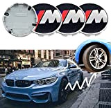 4 pièces Cache Moyeux pour BMW 68mm Centre Roue ABS Accessoires de Voiture