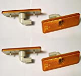 4 x réflecteurs LED latérales Feux de gabarit pour Actros Atego Axor Ambre lamps E11 marqué OEM Remplace