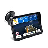 7 Pouce GPS Voiture,GPS Poids Lourds,Auto Navigation avec HD Écran Tactile,Multi-Languages Guidage Vocale 2022 Cartographie UK Europe Installée Mise à ...