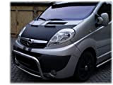 AB-00149 compatible avec Renault Opel Vauxhall Nissan Trafic Primastar Vivaro 2001-2013 BRA DE CAPOT - PROTEGE CAPOT Tuning Bonnet Bra