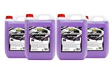 ABC Cleaners MOT20325LA_SET Lot de 4 bidons de 5 litres pour lave-glace - Parfum lavande, Lavanda, 4 UDS