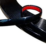 Aerzetix: 10mm 4.5m Bande baguette adhésive couleur noir pour auto voiture moto