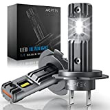 AGPTEK Ampoules à LED H7, phares à LED pour voiture 42W CANBUS, LED High Beam H7 6000K, ampoule de remplacement ...