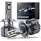AGPTEK Ampoules H7 LED, 70W 12000LM Phare Avant de Voiture Anti Erreur, Ampoule Auto Moto de Rechange 6000K CSP Chips ...