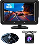 【AHD amélioré】 AHD 1080P Kit de Caméra de Recul pour Voiture avec écran LCD 4,3" pour Camionnettes, Super Vision Nocturne ...