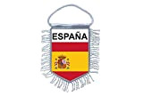 Akachafactory Fanion Mini Drapeau Pays Voiture Decoration Espagne Espagnol