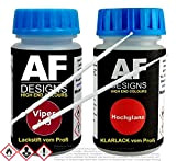 Alex Flittner Designs Lot de stylos de retouche pour Viper ARJ Blaze Red Crystal Perl métallisé vernis transparent