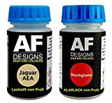 Alex Flittner Designs Stylo de retouche Jaguar AEA Portland Beige + vernis transparent 50 ml