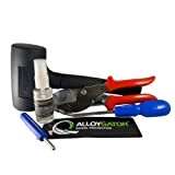 AlloyGator Kit de montage de protection de roue - Marteau à souffler en fibre de verre, coupe-profil, lève-tasse, extracteur de ...