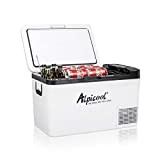 Alpcool K25 25L Glaciere Électrique à Compression, 12/24V Réfrigérateur de Voiture portable congélateur et réfrigérateur pour Maison, dortoir, Camping ou ...