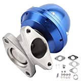 aqxreight - SDD-WG38BLT3 Bleu 38 mm / 1,5 po Collecteur de décharge Turbo externe avec anneau de vidage