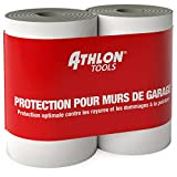 ATHLON TOOLS 2x FlexProtect Protection murale de garage, longueur de 2 m respectivement, protection des arêtes de portières de voiture ...