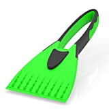 AUPROTEC Grattoir à Glace 2K avec poignée Douce antidérapante Gratte-Givre raclette Pare Brise Outil d'hiver - Couleur Vert