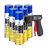 AUPROTEC Protection du Dessous de Caisse Cire Bottom Guard Wax Spray Revêtement Anti-gravillons 6X 500 ML + 1x poignée Originale ...