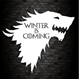 Autocollant amusant en vinyle pour pare-chocs de voiture Game of Thrones avec inscription « Winter Is Coming House of Stark ...