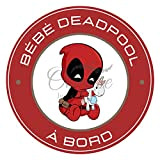 Autocollant Bébé à Bord - Bébé Deadpool