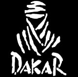 Autocollant Dakar blanc idéal pour coller sur moto ou voiture 4 x 4 Dimensions : 13 x 10 cm