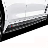Autocollant de Jupe à Rayures latérales en Vinyle en Fiber de Carbone M Performance, pour BMW F30 F10 E90 G30 ...