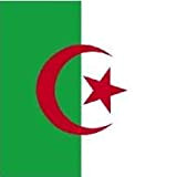 Autocollant Drapeau Algérie pour Plaque immatriculation - Auto