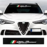 Autocollant pour pare-brise de voiture - Pour Alfa Romeo Giulia Stelvio 159 147 156 166 Mito GT Mito Giulietta