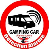 Autocollants/stickers : Alarme pour camping car - 10cm