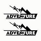 Autodomy Autocollants Adventure Valise Moto Off Road Trail Sport 4x4 Pack de 2 unités pour la Voiture ou la Moto ...