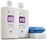 Autoglym Soft Top Clean & Protect - Kit Nettoyant & Imperméabilisant pour Capotes Auto en Tissu, Restaure Les Capotes des ...
