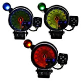 Automotive Replacement Fuel Pressure gauges 95MM Tachometer RPM Gauge Motor Three LED Color Display with Shift Light Auto Meter