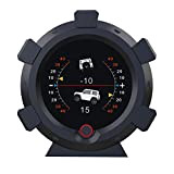 AUTOOL X95 Inclinomètre Numérique GPS de Voiture, Compteur de Vitesse Affichage Tête Haute Multifonctionnel Compteur de Pente avec 3,5" LCD ...