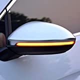 Autophoton 1 paire (gauche + droite) clignotant dynamique miroir clignotant pour Golf VII 7 / pour Golf 7 Sportsvan 2014-2019 ...