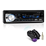 Autoradio Bluetooth, CENXINY 1 DIN Radio Voiture Récepteur avec Lecteur MP3 WMA FM Télécommande, Deux USB Port,Main Libre Stéréo 4 ...