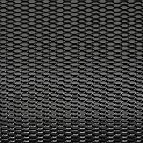 AUTOSTYLE Grillage d'aluminium noir - nid d'abeille 12x6mm - 125x25cm