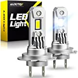 AUXITO Ampoule H7 LED 6500k Blanc Froid 350% Luminosité, Mini 1 : 1, sans Polarité, Aucun Adaptateur Requis, Kit de ...