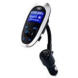AXDNH Transmetteur Bluetooth FM, Kit Mains Libres pour Voiture émetteur Radio Adaptateur Audio de Voiture Lecteur MP3 Chargeur de Voiture ...