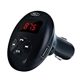 AXDNH Transmetteur Bluetooth FM, Kit Mains Libres pour Voiture émetteur Radio Adaptateur Audio de Voiture Lecteur MP3 Chargeur de Voiture ...