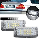 Ayikeiy Lot de 2 éclairages de plaque d'immatriculation à LED compatibles avec BMW E46 Série 3 4D Berline 5D T-ouring ...