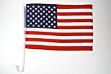AZ FLAG Drapeau de Voiture Etats-Unis 45x30cm - Carflag américain - USA 30 x 45 cm