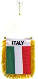 AZ FLAG Fanion Italie 15x10cm - Mini Drapeau Italien 10 x 15 cm spécial Voiture - Bannière