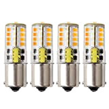 Ba15s 1156 p21/5w 12v LED Ampoule, HRYSPN 5 W Blanc chaud 3000 K 500lm, Feu Recul ,Frein Lampe RV, Bateau, ...