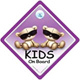 Baby On Board Enfant, enfants sur panneau Violet, Cool, Baby on Board Panneau, drôle de voiture, bébé à bord, panneau ...