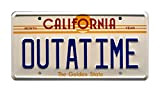 Back to The Future | Outatime | Metal Stamped License Plate