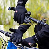 Balight Hiver Gant de Moto Coupe-Vent en Plein air Une Paire Anti-dérapant Chaud Ski vélo équitation Escalade Gant écran Tactile