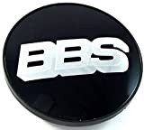 BBS Couvercle de jante emblème Noir Chromé Argent 70 mm bb0924494 neuf avec anneau de retenue