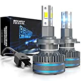 BEAMFLY Ampoules H7 LED 18000LM pour Phare Lenticulaire, Kit de Conversion Halogène/Xénon Phares Avant de Voitures, Projecteurs VLED Haute Puissance ...