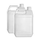 Bidon en plastique de 5 litres homologué ADR à large goulot idéal pour l'eau essence et les produits chimiques également ...