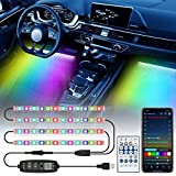 Bilivry LED Voiture Interieur, 48 Pièces Neon Couleurs RGB 5v Éclairage Intérieur pour Auto Port USB, Éclairage Étanche Application De ...