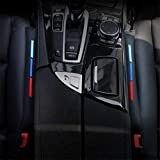 BizTech Lot de 2 housses de siège de voiture en similicuir 46 cm, noir, compatible avec BMW M Sport Tech ...